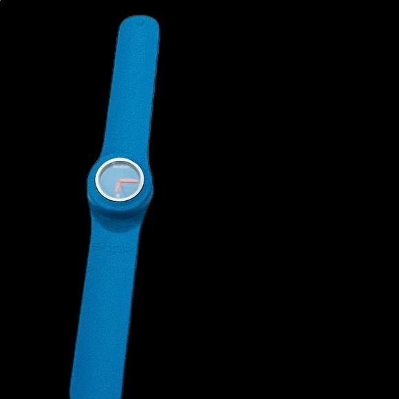 VINTAGE AUTHENTIC BLUE SLAP WATCH NEVER WORN! Like new - Picture 7 of 7